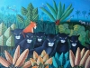 alaforet-pantheres-d-apres-loeuvre-de-gabriel-goutard-peintre-haitien-1980-dune-jungle-revee-acrylique-69-x-92-cm-2022